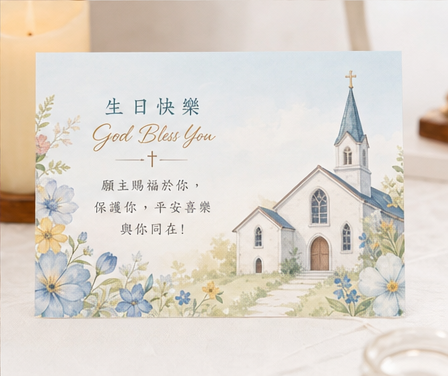 經典卡片（祈禱卡、節慶卡、生日卡、聖言卡）